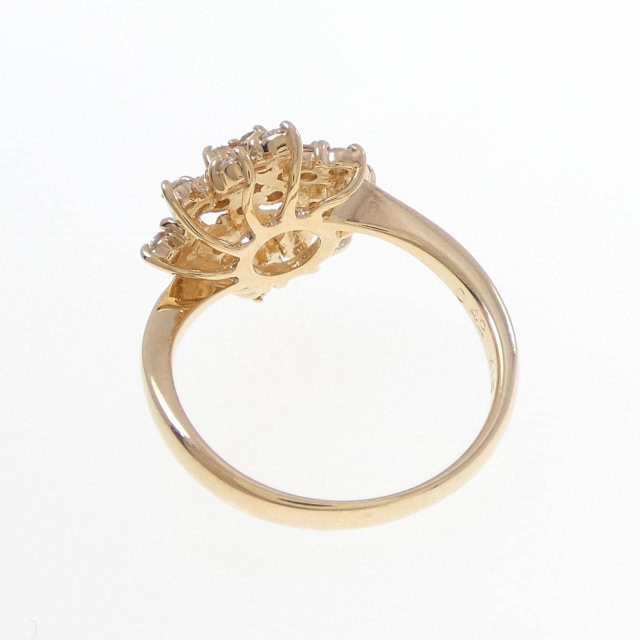 K18YG ダイヤモンド リング 0.42CT