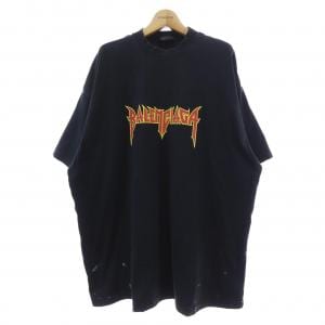 バレンシアガ BALENCIAGA METAL LOGO CRASHED 694576 TMV88 UNISEX Tシャツ