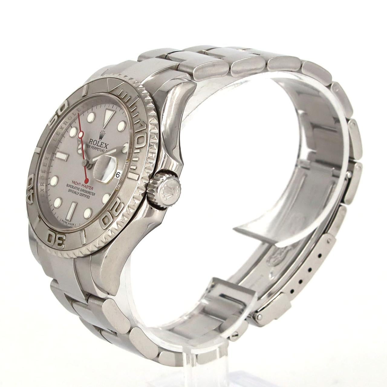 【ノーメンテナンス還元価格】ロレックス ヨットマスターロレジウム 16622 SSxPT 自動巻 V番