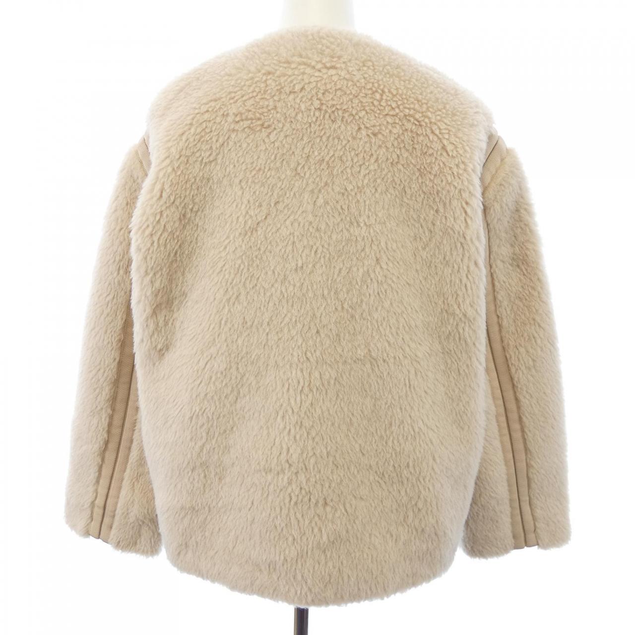 マックスマーラ Max Mara PANNO 108102 テディベア ノーカラージャケット