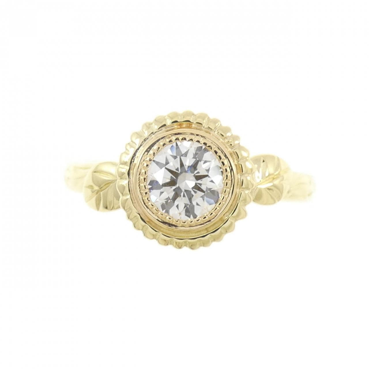 K18YG ダイヤモンド リング 0.558CT
