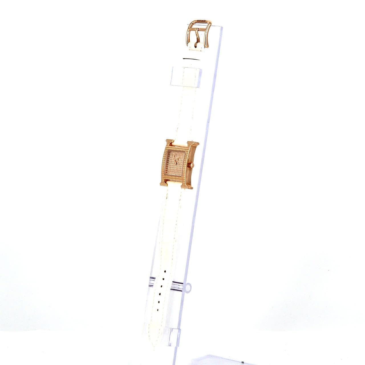 HERMES H 腕錶 PG HH4.470 PG/RG石英