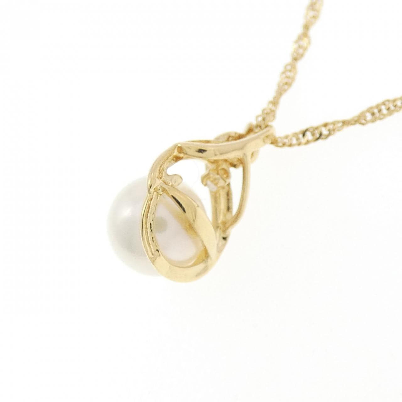 K18YG/750YG アコヤパール ネックレス 5.3mm