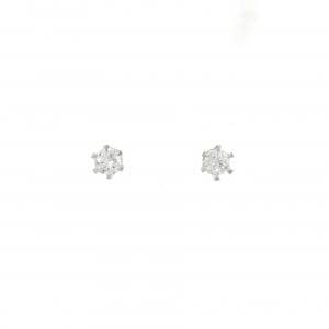 PT850/PT900 ソリティア ダイヤモンド ピアス 0.34CT