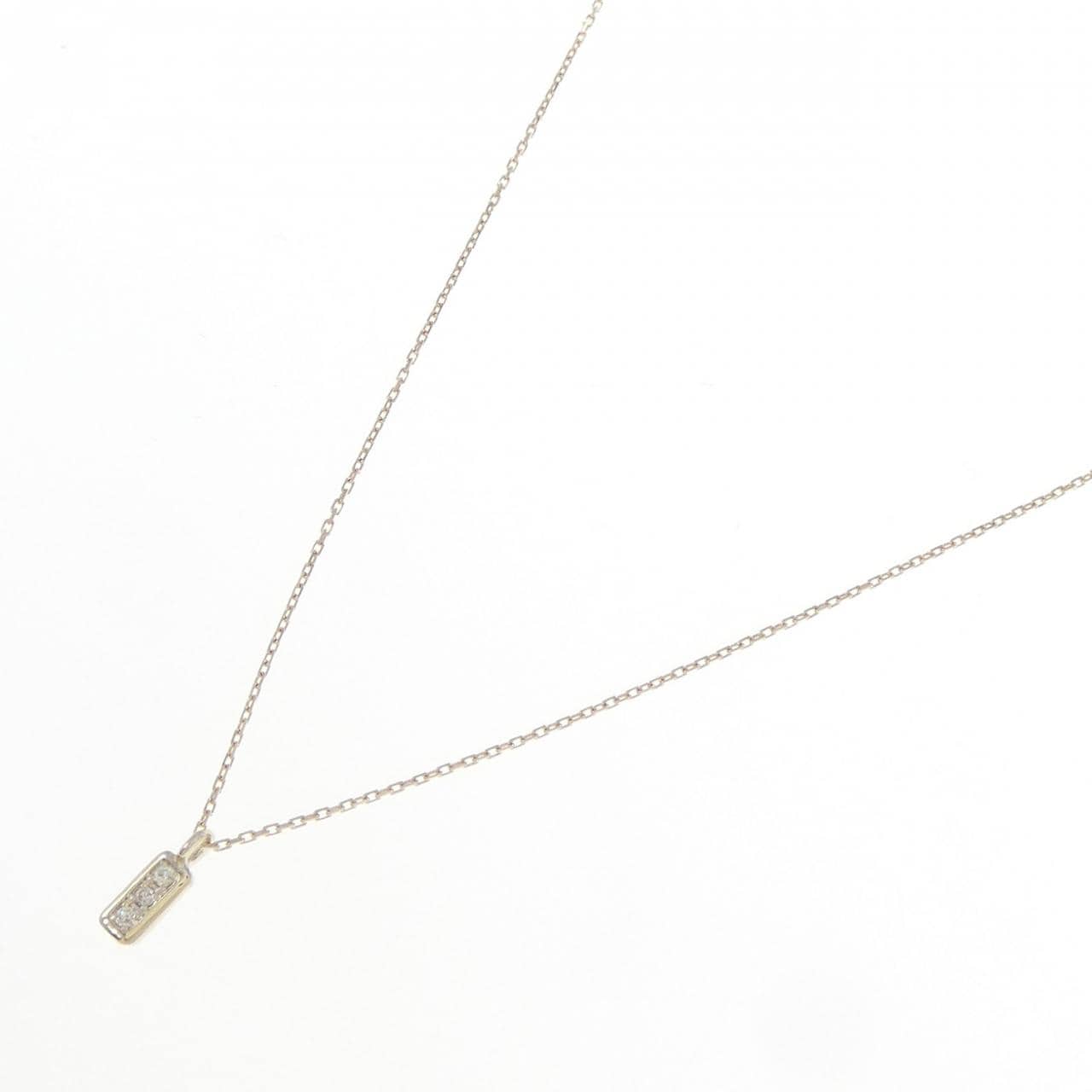 K10YG ダイヤモンド ネックレス 0.01CT