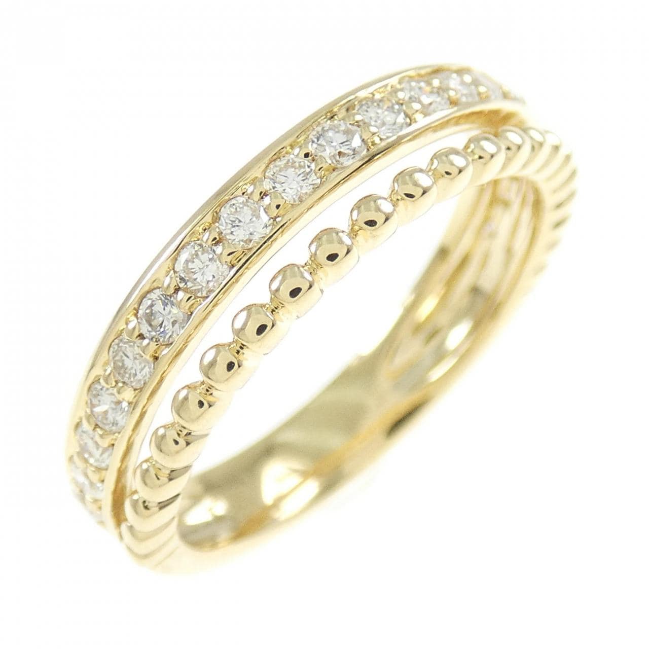 K18YG ダイヤモンド リング 0.37CT