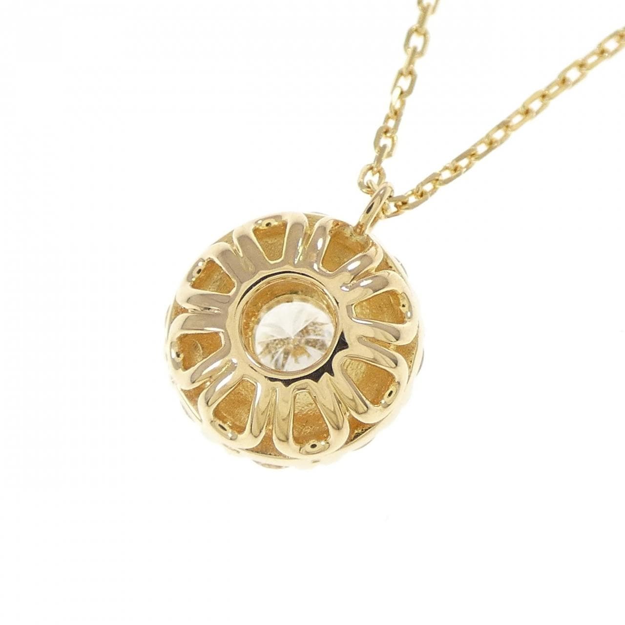K18YG ダイヤモンド ネックレス 0.58CT