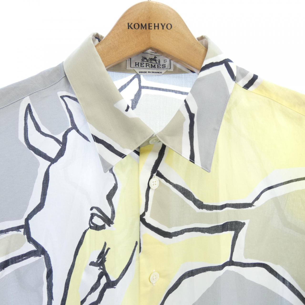 エルメス HERMES LA DANCE DES CHEVAUX *11-5623. シャツ