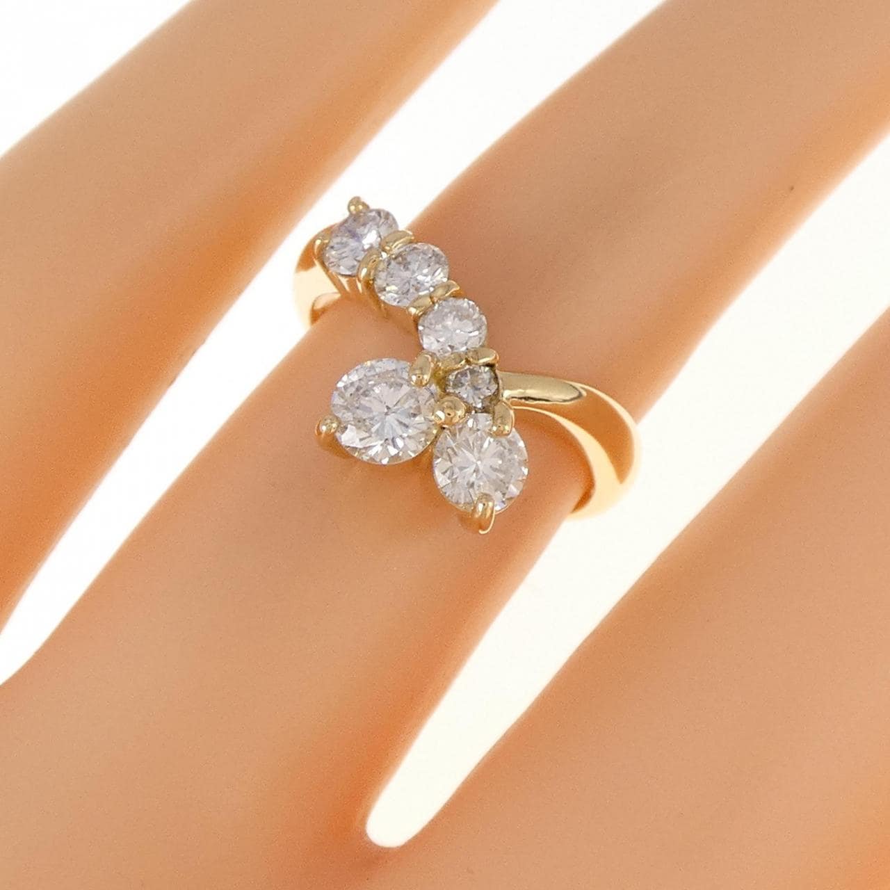 K18YG ダイヤモンド リング 1.00CT