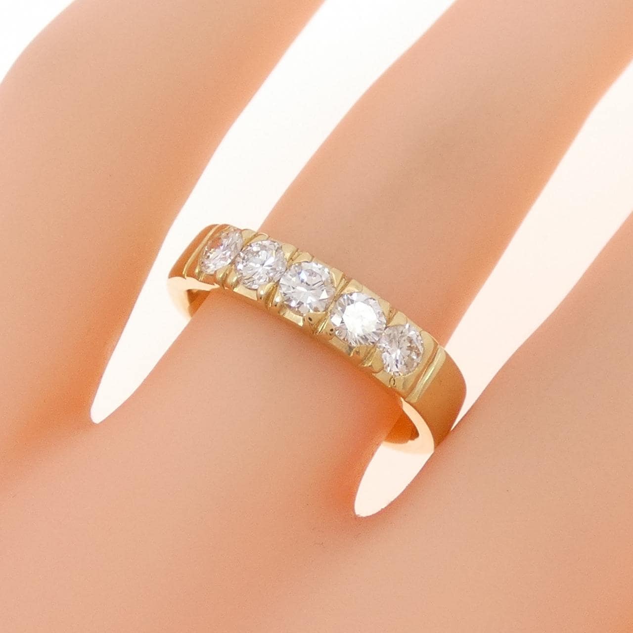 K18YG ダイヤモンド リング