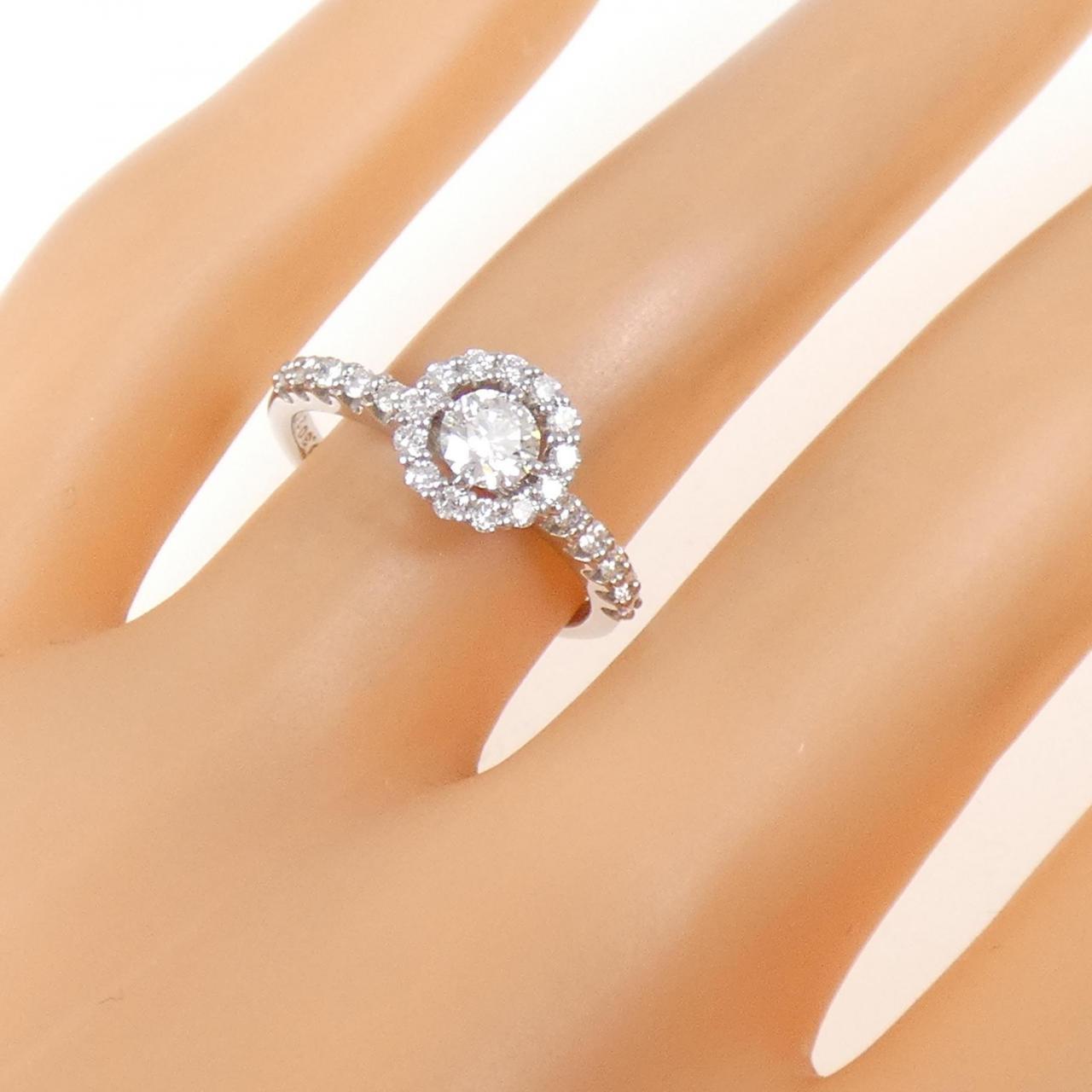 PT900 ダイヤモンド リング 0.302CT F SI1 3EXT H&C