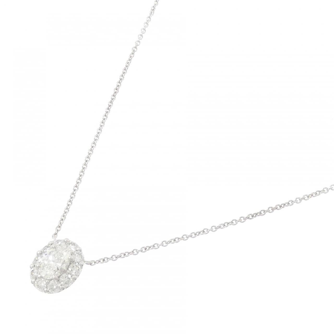 グラフ アイコン オーバルダイヤモンド ネックレス 0.51CT