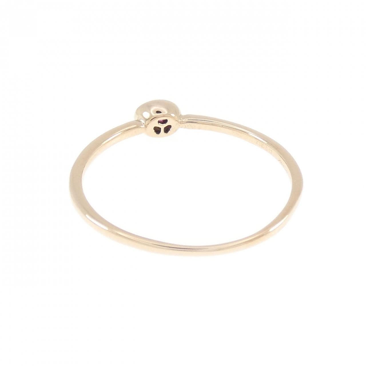 K18PG ルビー リング 0.17CT