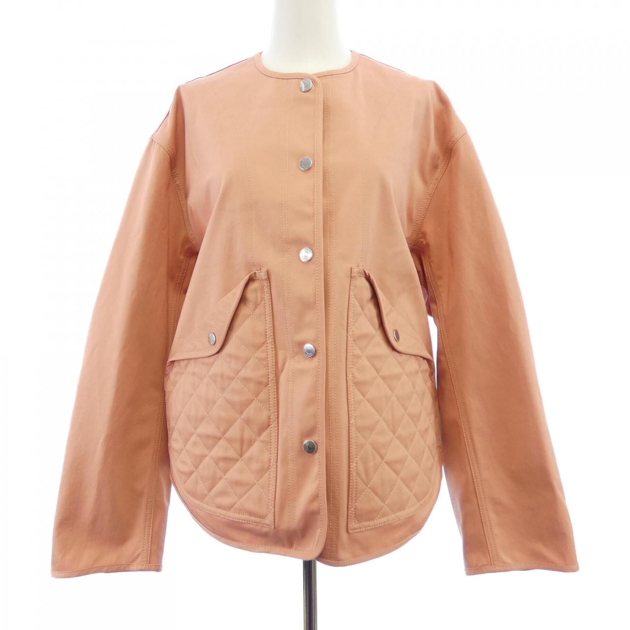 エルメス HERMES JACKET WITH EQUESTRIAN DETAILS 5E0163DQ ノーカラージャケット