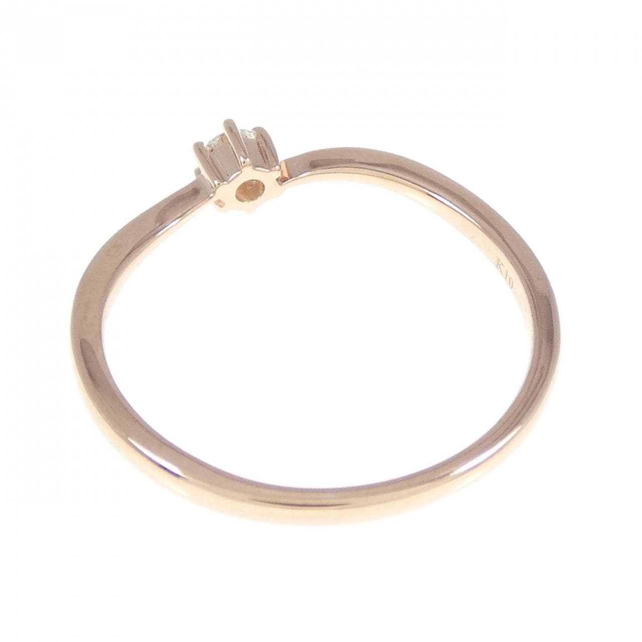 K10PG ダイヤモンド リング 0.09CT