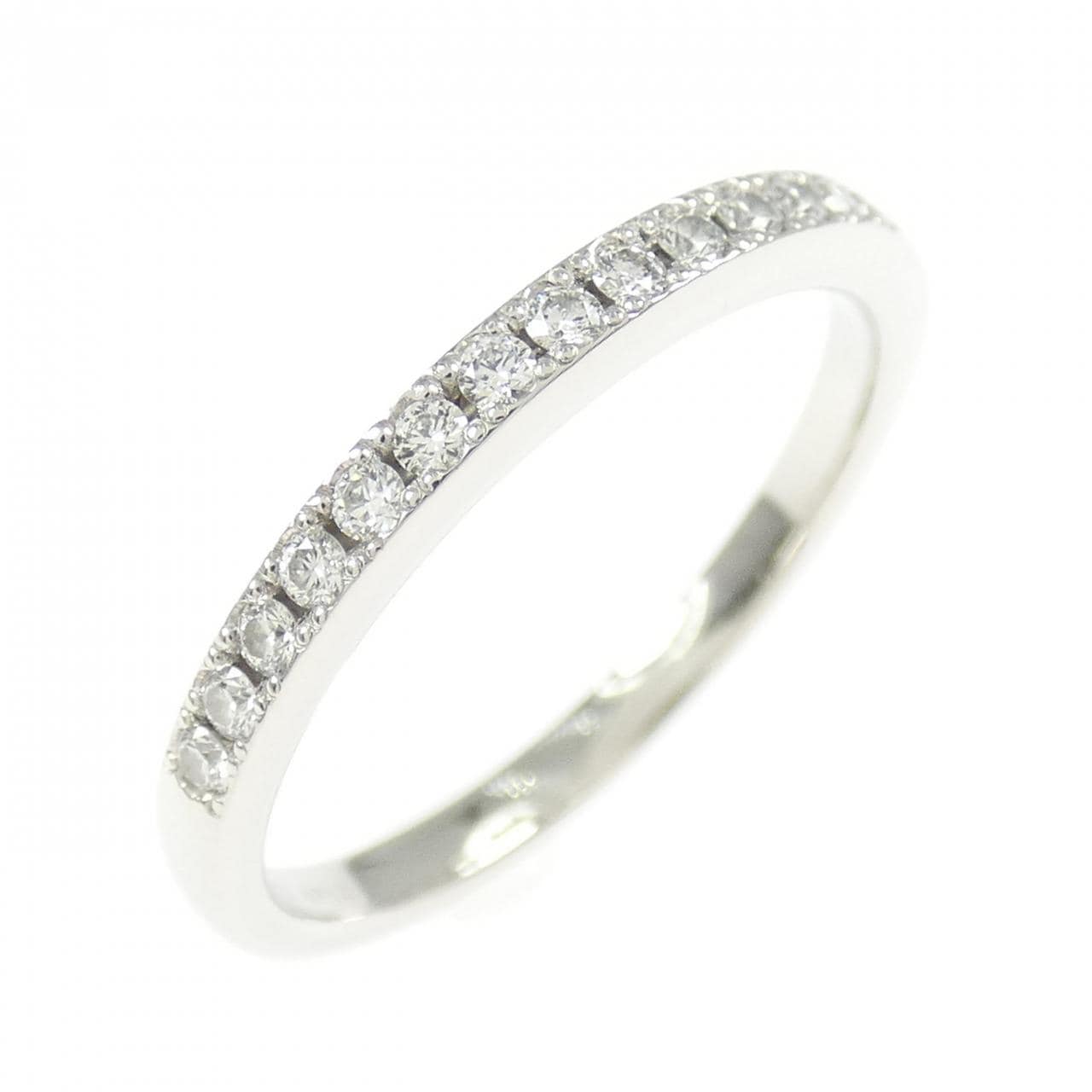 PT950 ハーフエタニティ ダイヤモンド リング 0.153CT