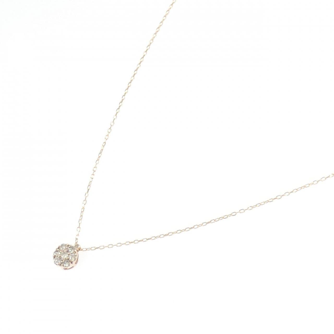K10PG ダイヤモンド ネックレス 0.21CT