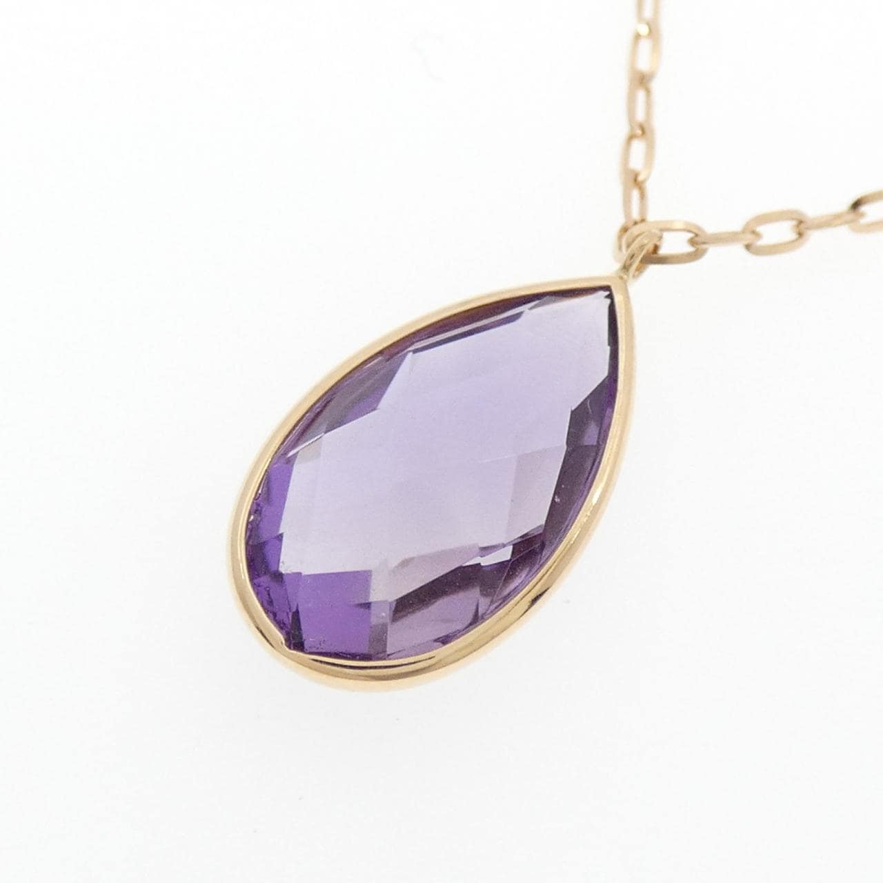 K18PG カラーストーン ネックレス