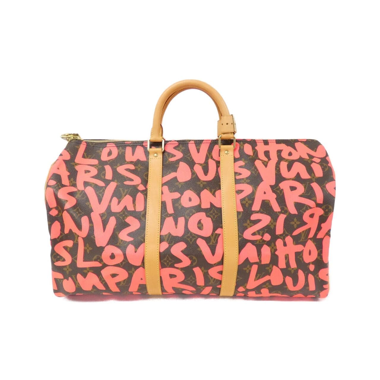 LOUIS VUITTON Monogram Graffiti (Stephen Sprouse) Keepall 50cm M93698 Boston Bag