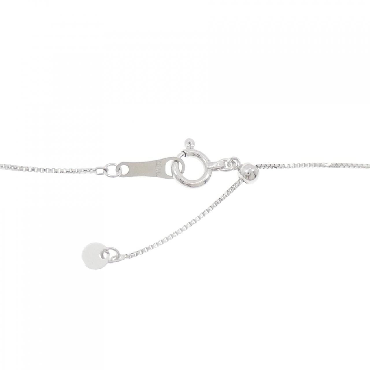 K18WG ダイヤモンド ネックレス 0.71CT