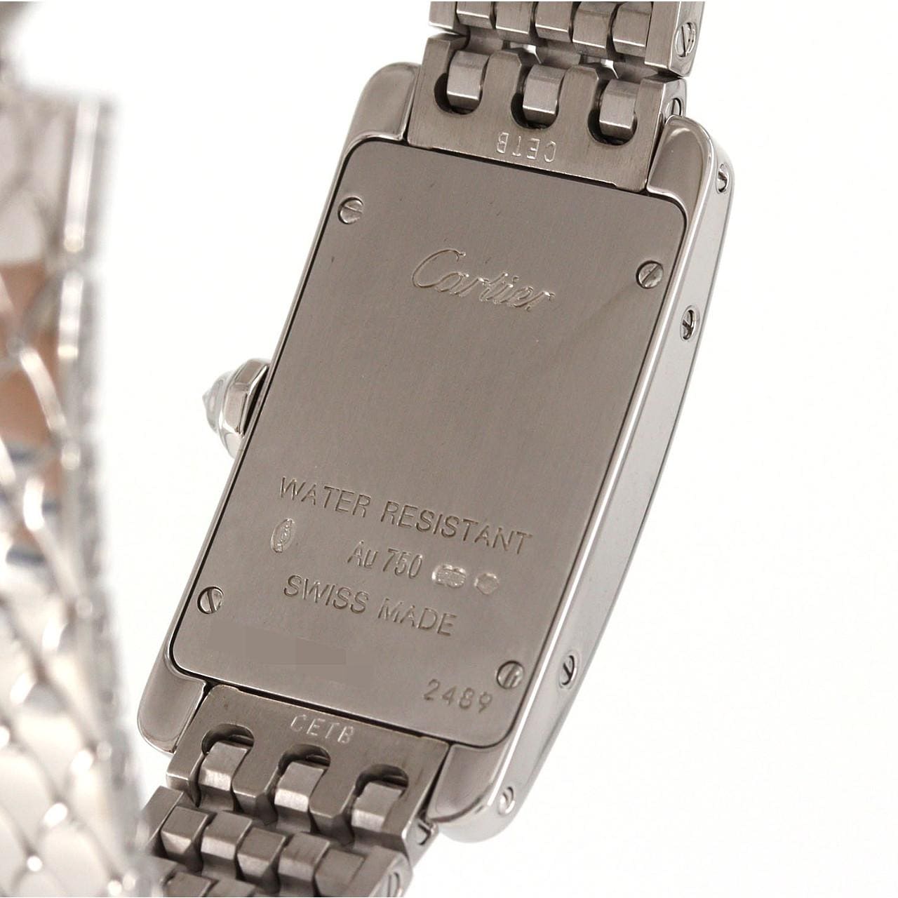 カルティエ タンクアメリカンSM WG/D WB710009 WG クォーツ