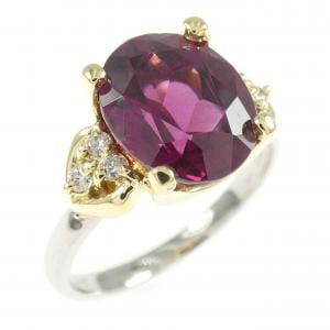 PT900/K18YG ガーネット リング