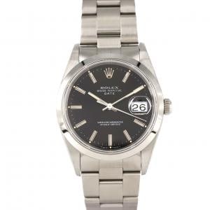 ロレックス オイスターパーペチュアルデイト 15200 SS 自動巻 E番