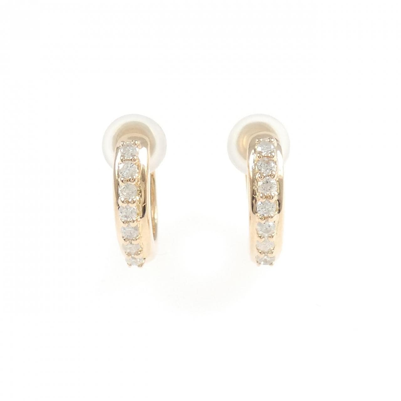 K18PG/K18YG ダイヤモンド イヤリング 0.20CT