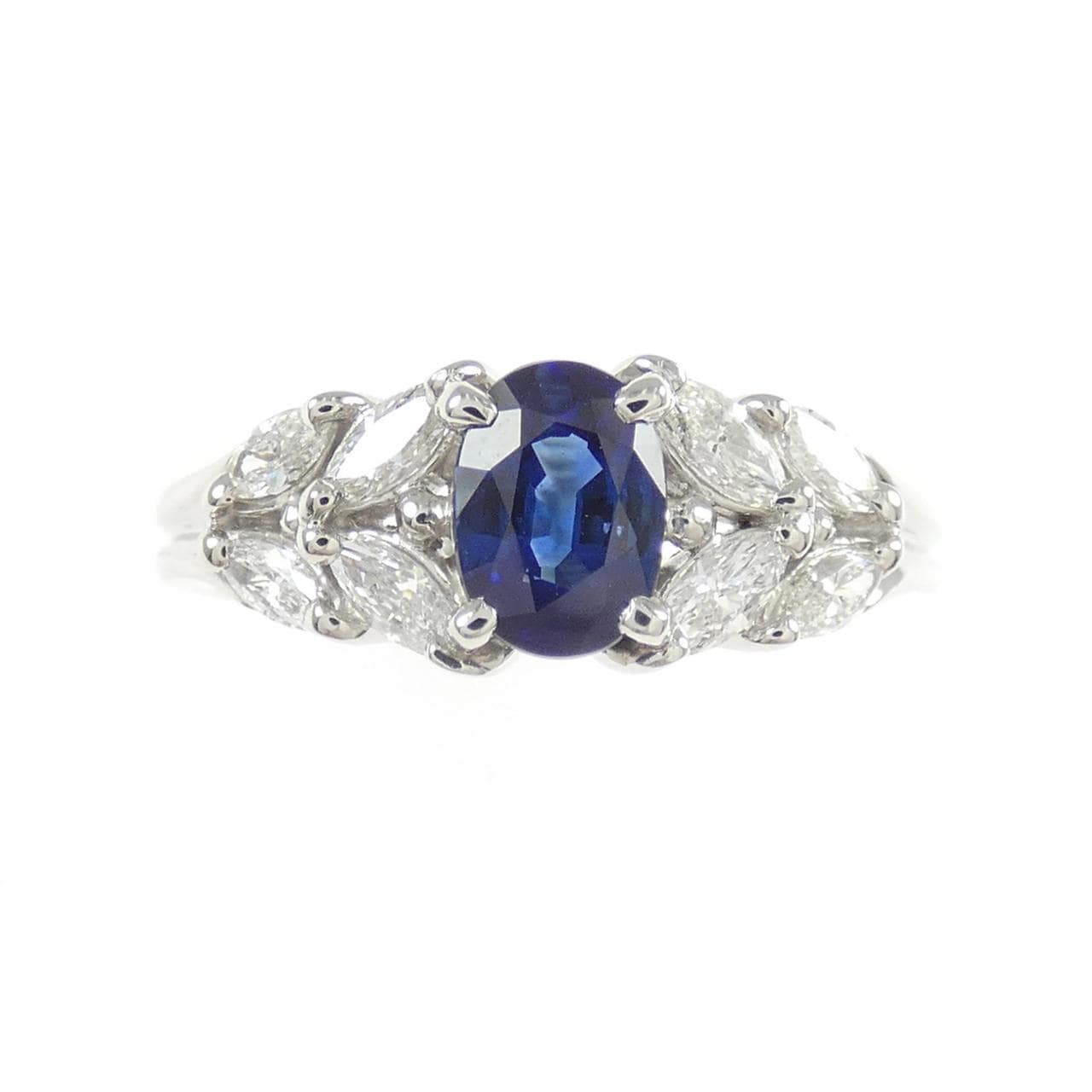 PT900 サファイヤ リング 0.80CT
