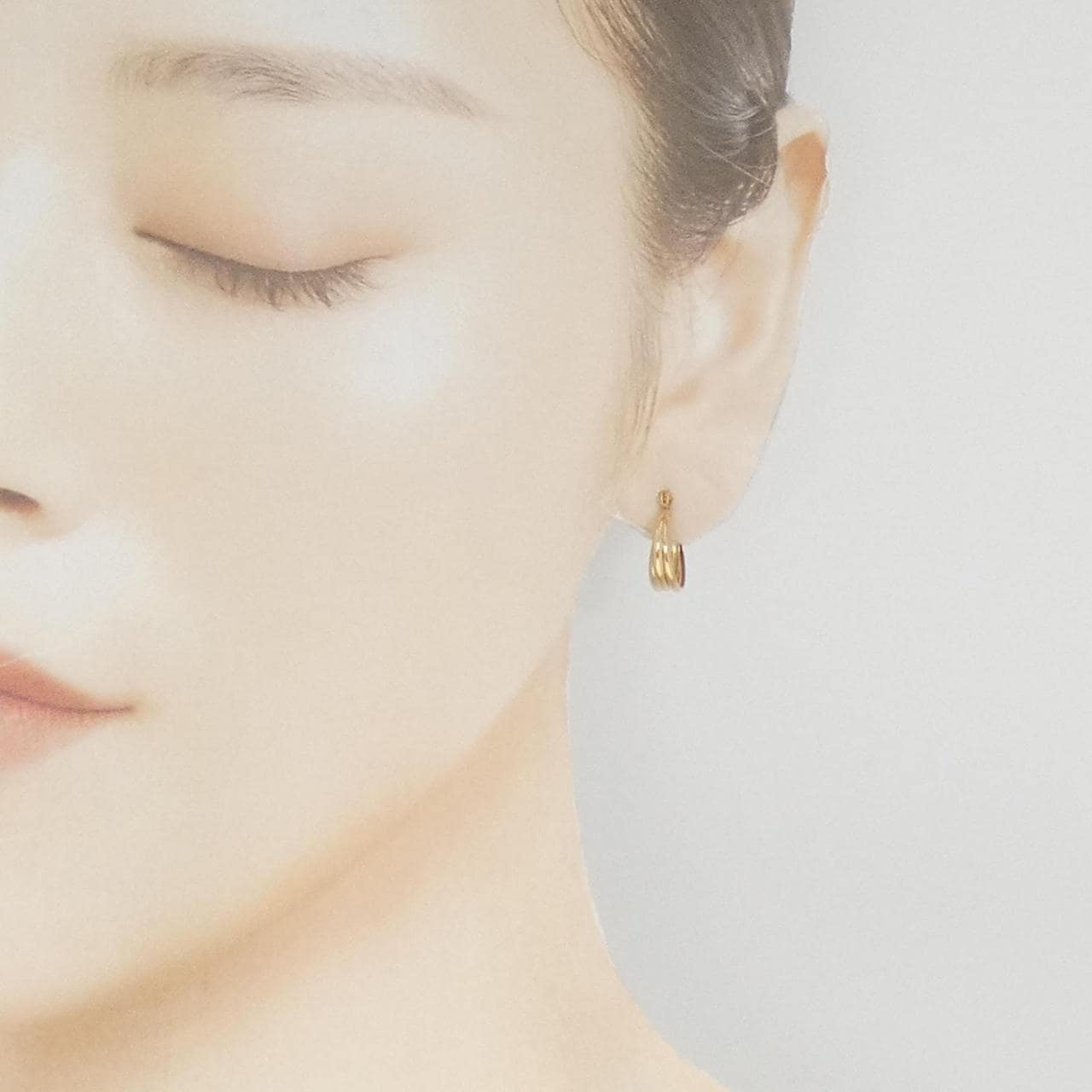 K18PG earrings
