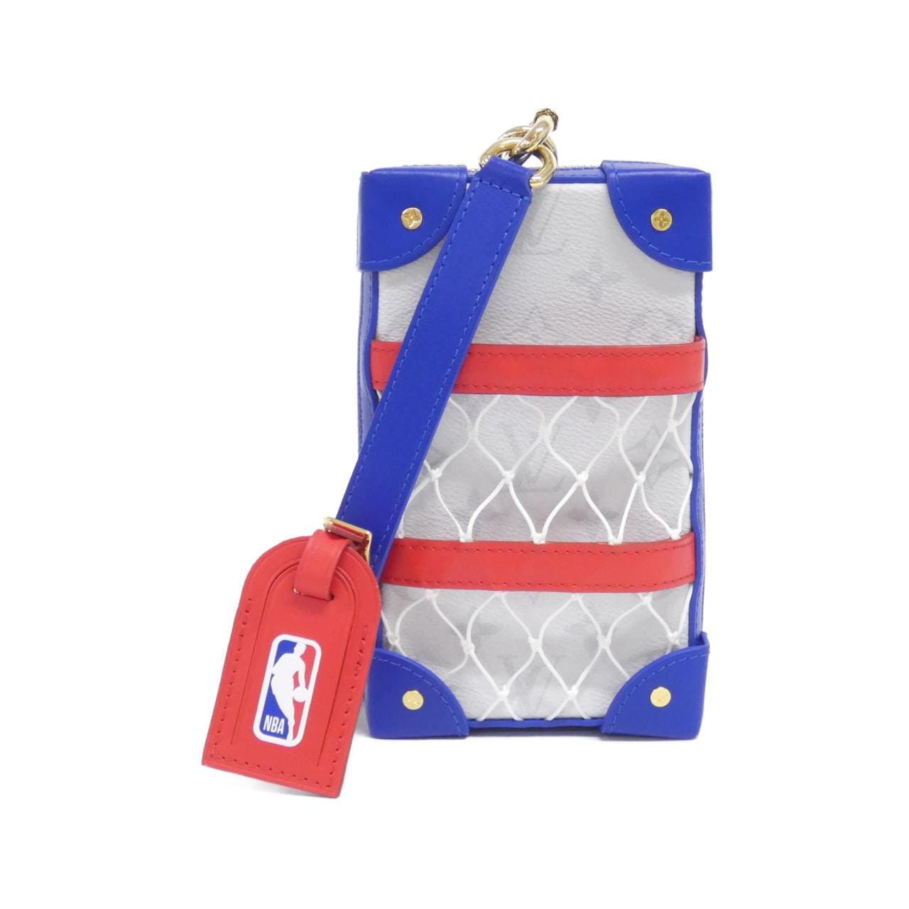 ルイヴィトン モノグラム ホワイト (LVxNBA) ソフトトランク フォーンボックス M80101 バッグ