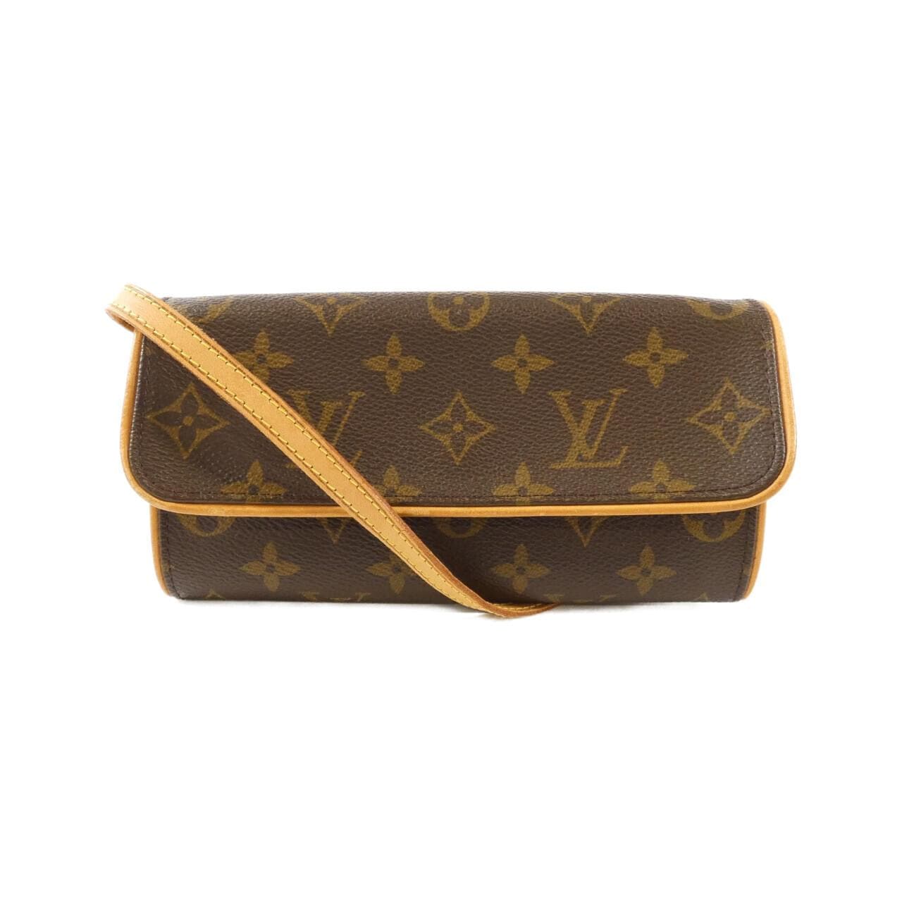 LOUIS VUITTON Monogram Pochette Twin PM M51854 單肩包