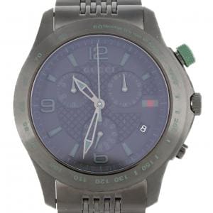 【新品】グッチ Gタイムレスクロノグラフ PVD 126.2/YA126225A SS クォーツ