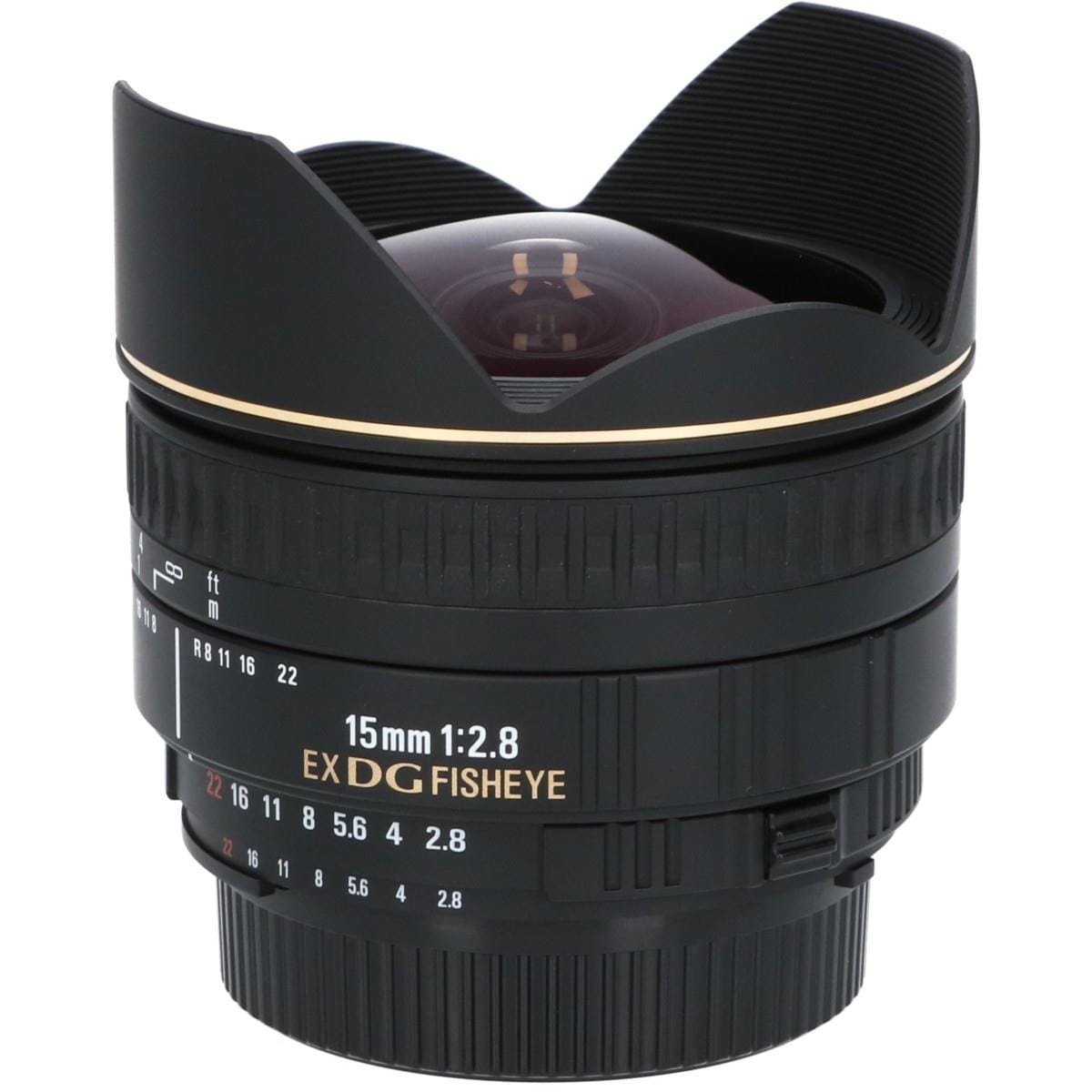 ニコン１５ｍｍ　Ｆ２．８ＥＸ　ＤＧ　ＦＩＳＨＥＹＥ