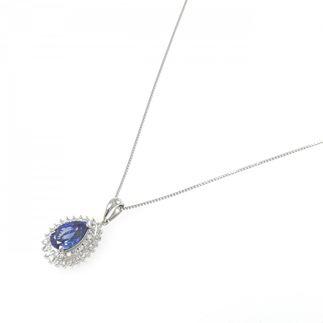 PT900/PT850 サファイヤ ネックレス 2.02CT