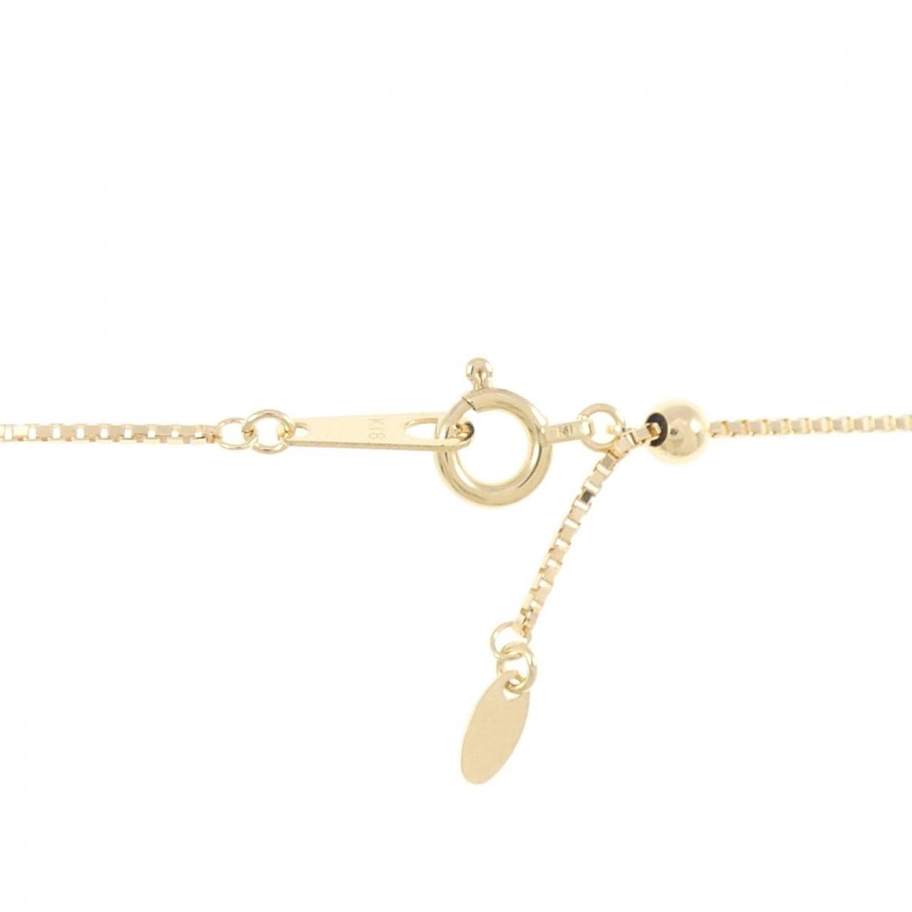 K18YG/K18WG ハート ダイヤモンド ネックレス 0.50CT
