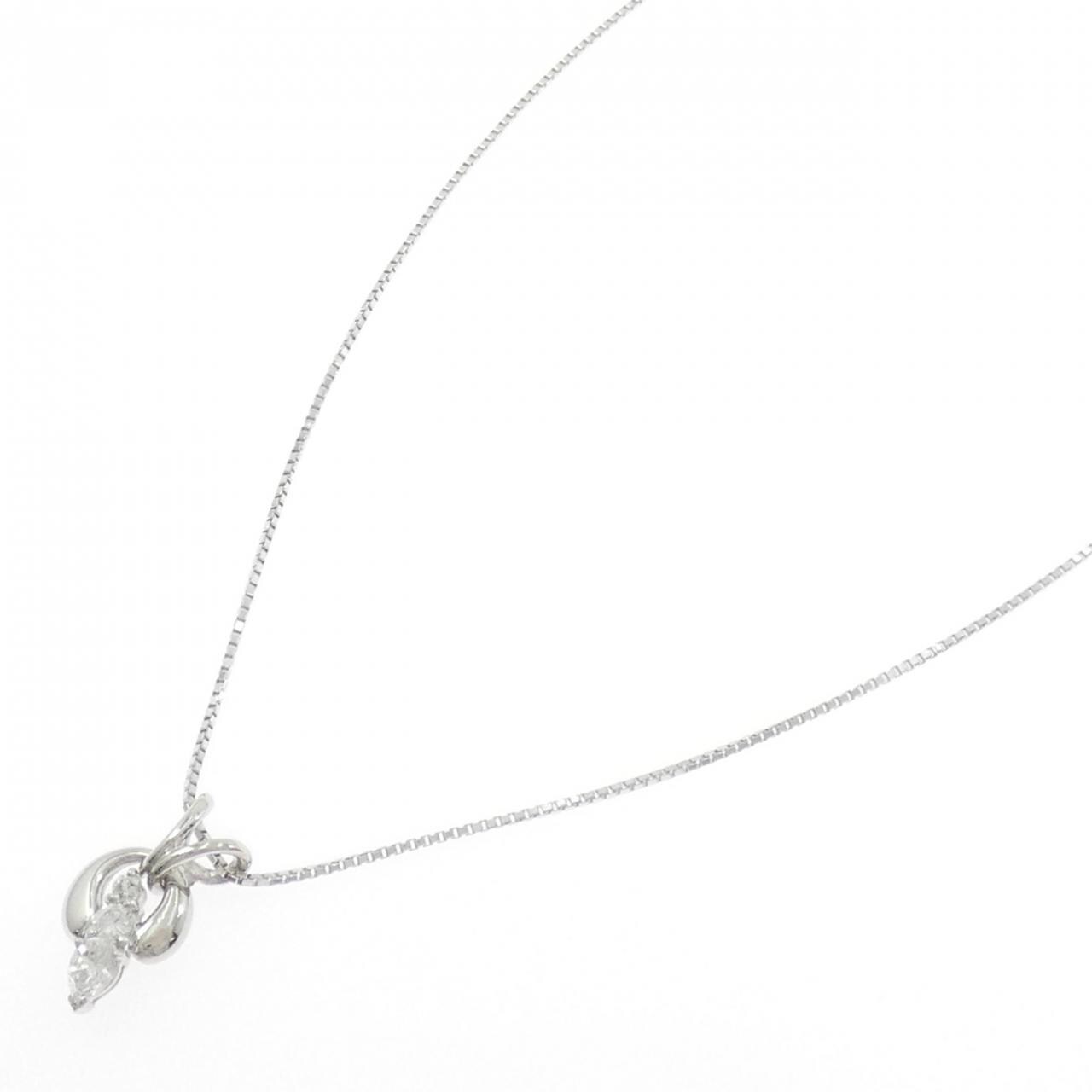 PT900/PT850 ダイヤモンド ネックレス 0.32CT