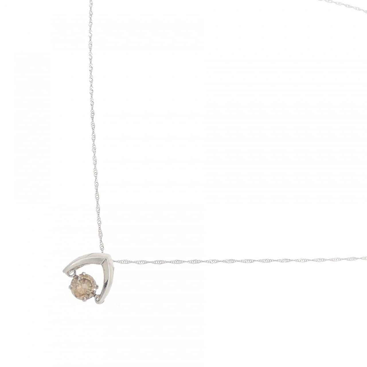 PT900/PT850 ダイヤモンド ネックレス 0.30CT