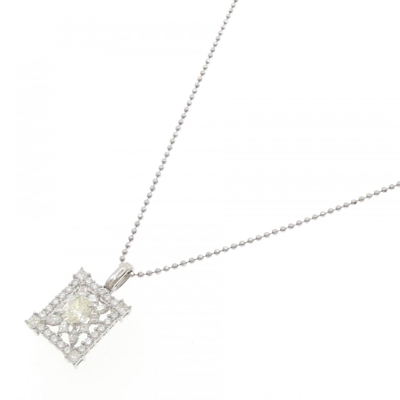 PT900/PT850 ダイヤモンド ネックレス 0.76CT