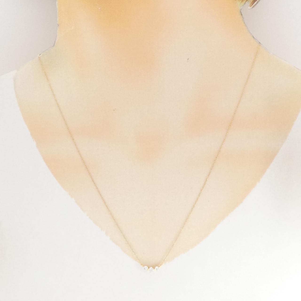 K18YG ダイヤモンド ネックレス 0.24CT