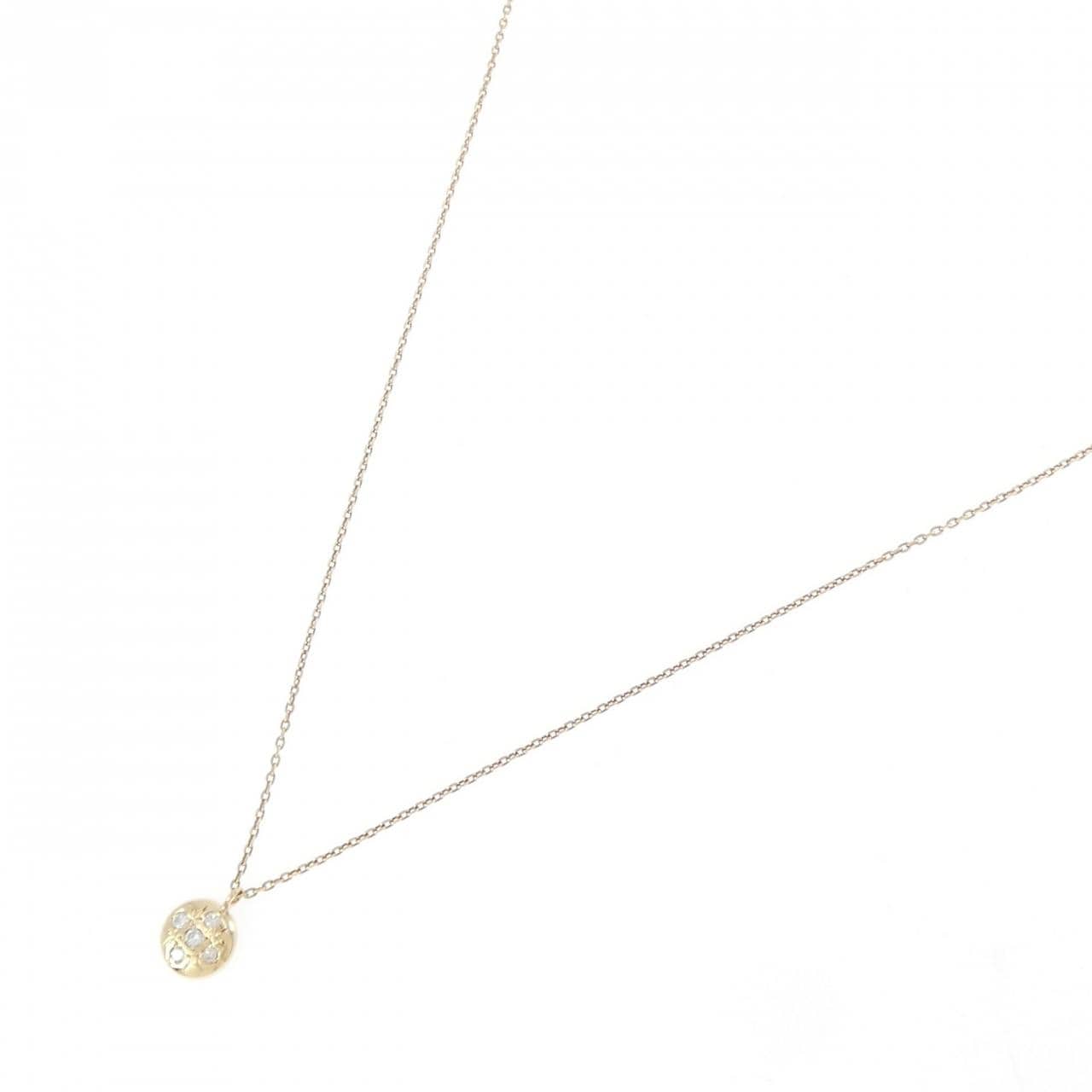 K10YG ダイヤモンド ネックレス 0.05CT