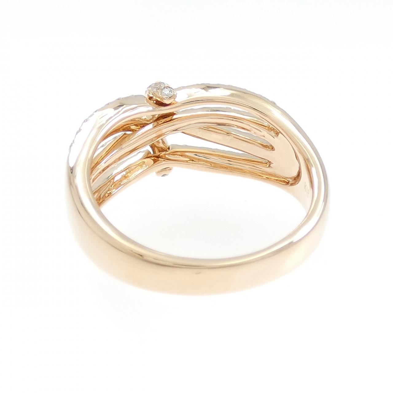 K18PG ダイヤモンド リング 0.50CT