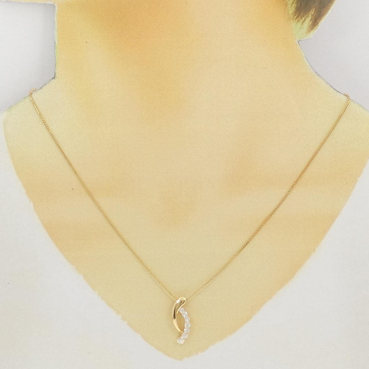 K18YG ダイヤモンド ネックレス 0.50CT