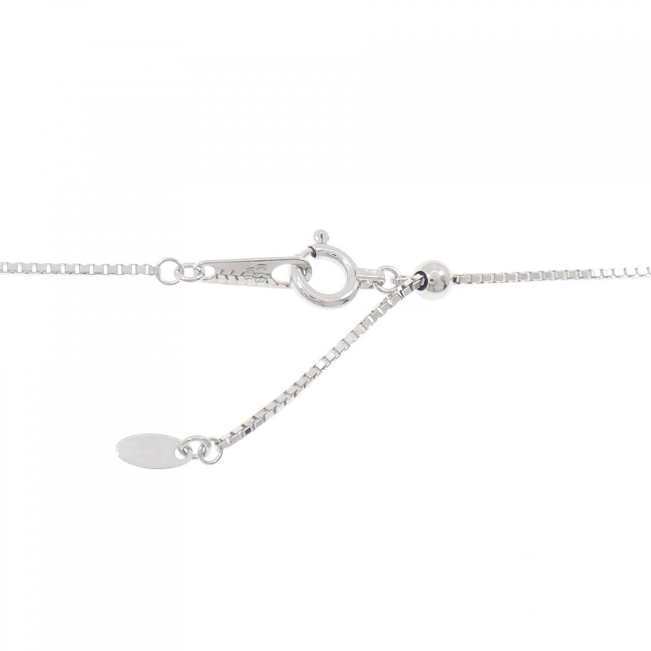 K18WG ダイヤモンド ネックレス 0.38CT