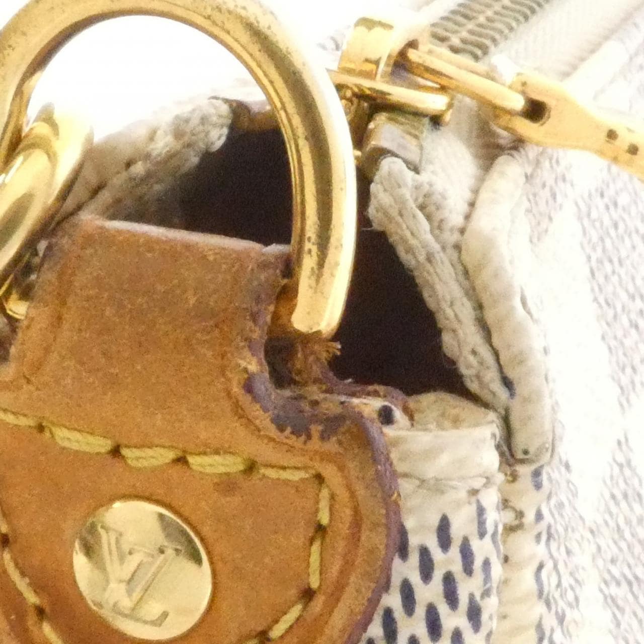 ルイヴィトン ダミエ アズール エヴァ N55214 ショルダーバッグ