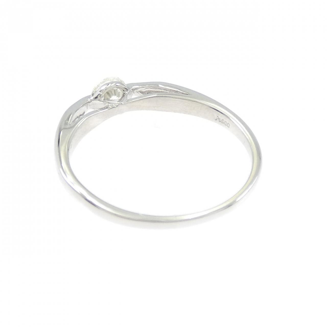 PT900 ソリティア ダイヤモンド リング 0.32CT