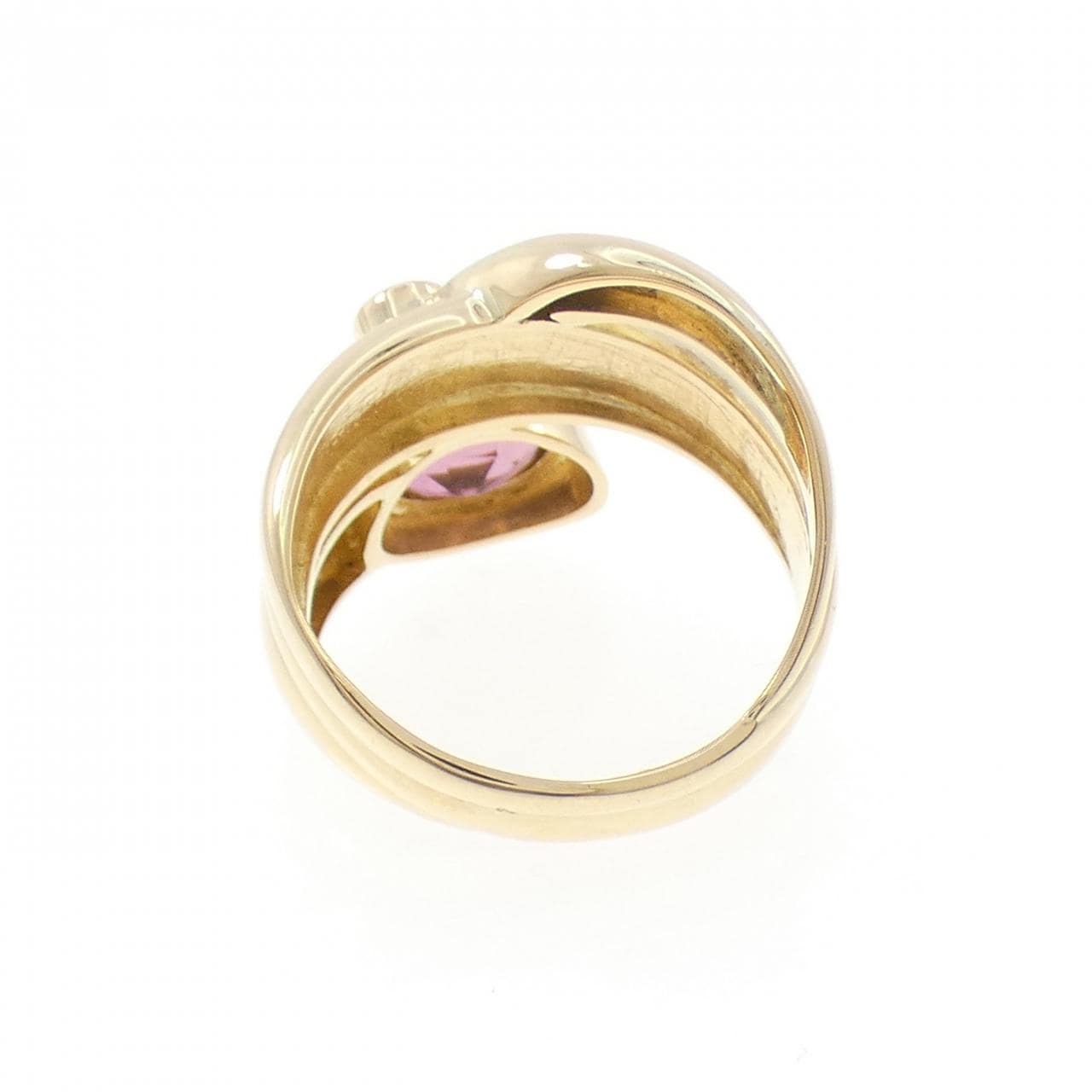 K18YG トルマリン リング 2.037CT