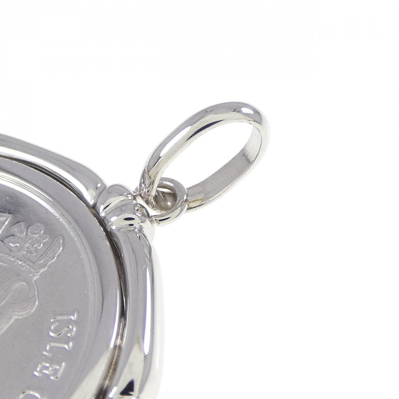 PT900(枠) コイン ペンダント