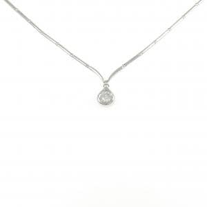 K18WG ダイヤモンド ネックレス 0.348CT