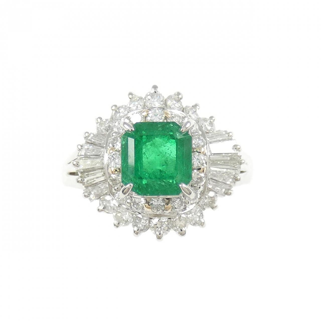 PT900 エメラルド リング 1.05CT